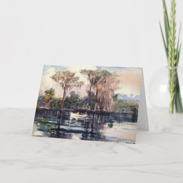 St. John's River, Florida av Winslow Homer Kort (Framsida)