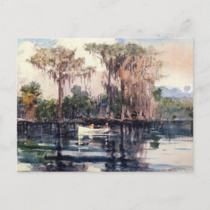 St. John's River, Florida av Winslow Homer Vykort