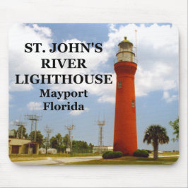 St. Johns River Lighthouse, Florida Mousepad Musmatta