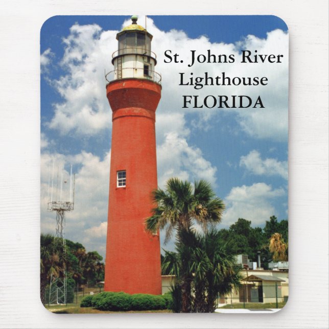 St. Johns River Lighthouse, Florida Mousepad Musmatta (Framsidan)