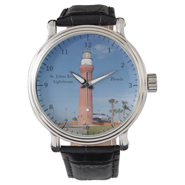 St. Johns River Lighthouse-klocka Armbandsur (Framsida)
