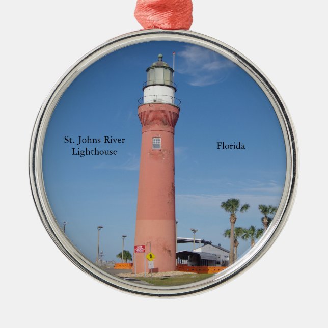 St. Johns River Lighthouse-ornament Julgransprydnad Metall (Framsidan)