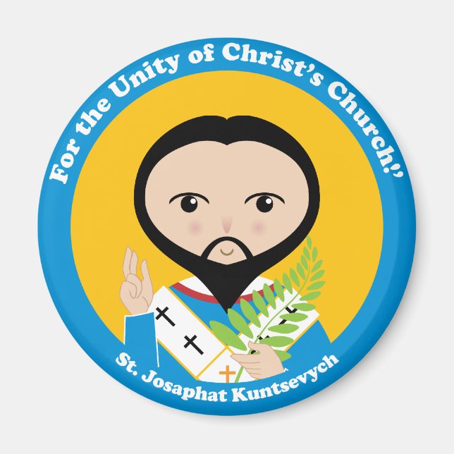 St. Josaphat Kuntsevych Magnet (Framsidan)