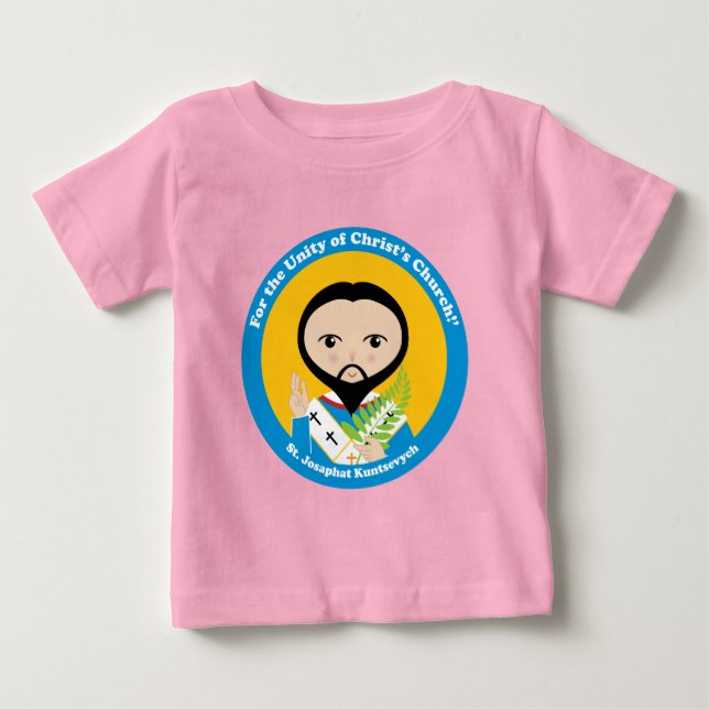 St. Josaphat Kuntsevych Tee Shirt (Framsida)
