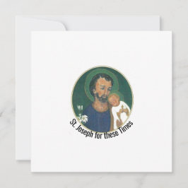 St. Josef för dessa tider Kort