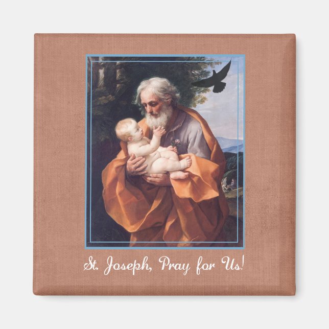 St. Josefs högtidsdag med Jesusbarnet Magnet (Framsidan)
