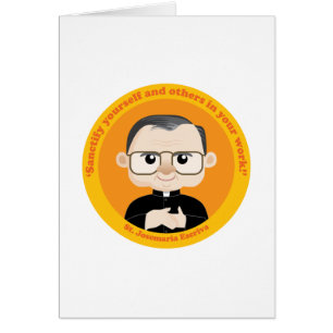 St. Josemaria Escriva Hälsningskort