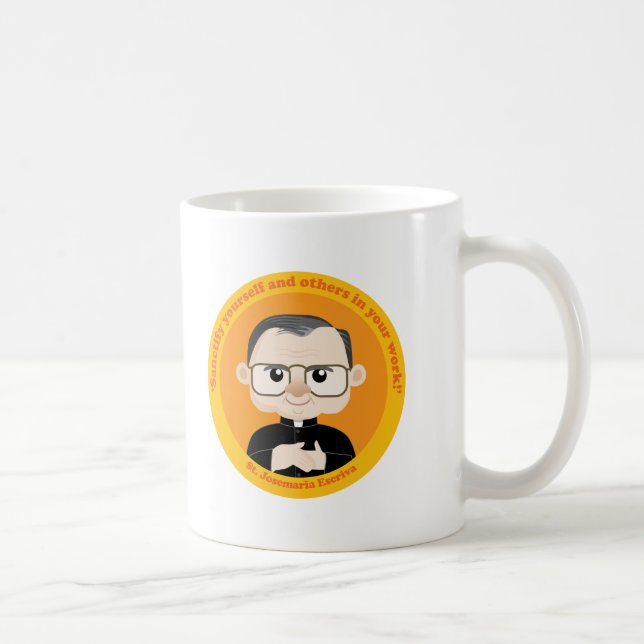 St. Josemaria Escriva Kaffemugg (Höger)
