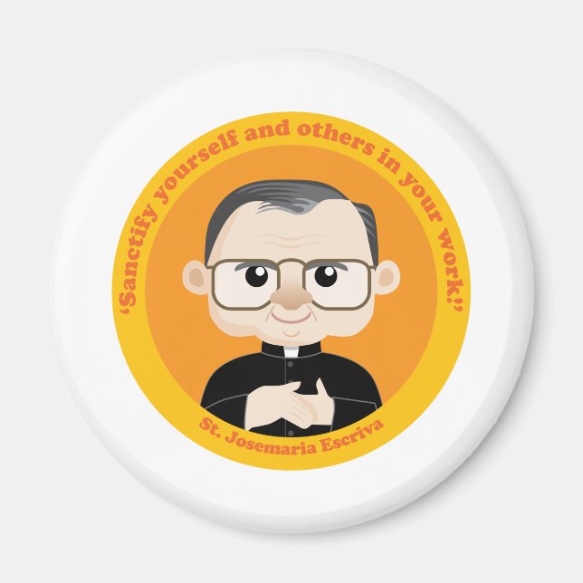 St. Josemaria Escriva Magnet (Framsidan)