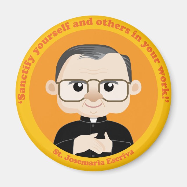 St. Josemaria Escriva Magnet (Framsidan)