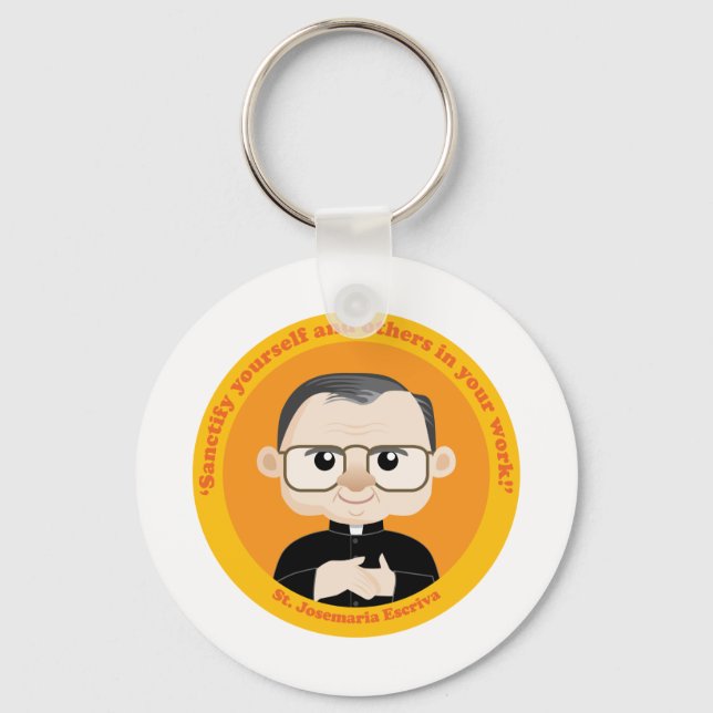 St. Josemaria Escriva Nyckelring (Framsida)