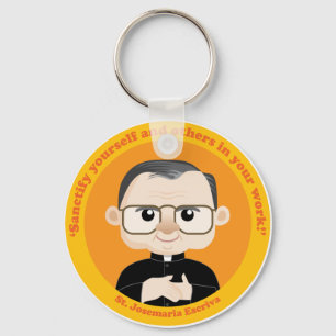 St. Josemaria Escriva Nyckelring