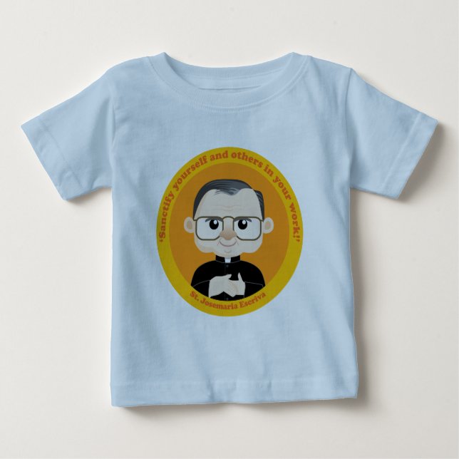 St. Josemaria Escriva T Shirt (Framsida)