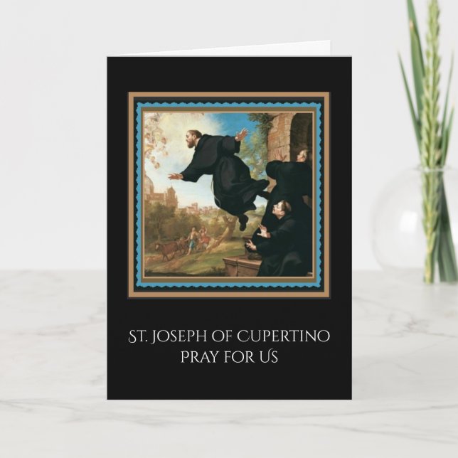 St. Joseph av Cupertino-katolska Prayer Kort (Framsida)