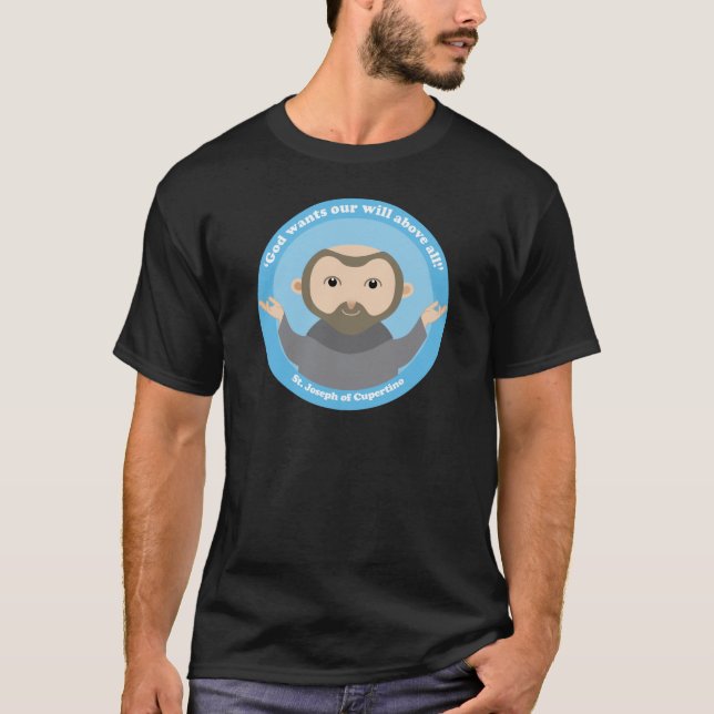 St Joseph av Cupertino Tee Shirt (Framsida)