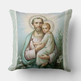 St Joseph babyJesus St Michael ärkeängel Kudde