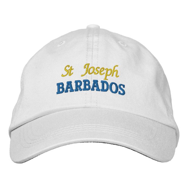 St Joseph, Barbados Broderad Keps (Framsida)
