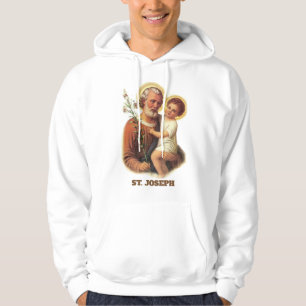 St Joseph barn Jesus Hoodie