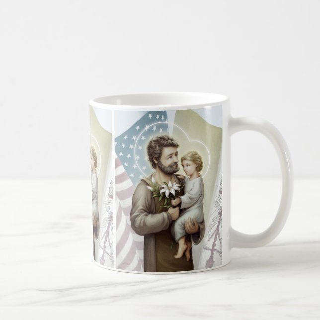 St Joseph beskyddandet Kaffemugg (Höger)