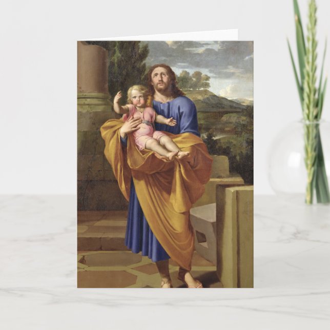 St. Joseph Carshing the Infant Jesus, 1665 Kort (Framsida)