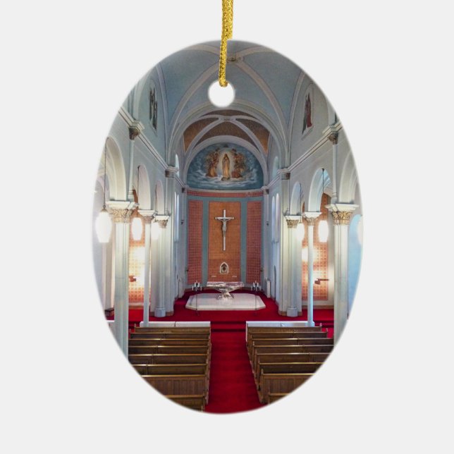 St. Joseph Chapel Julgransprydnad Keramik (Framsidan)