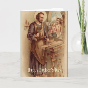 St. Joseph FARS DAG Änglar Verktyg Kort