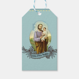 St. Joseph Feast Day 19 mars Presentetikett
