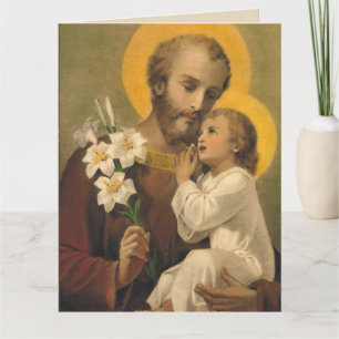 St Joseph födelsedagkort för speciell vän Kort