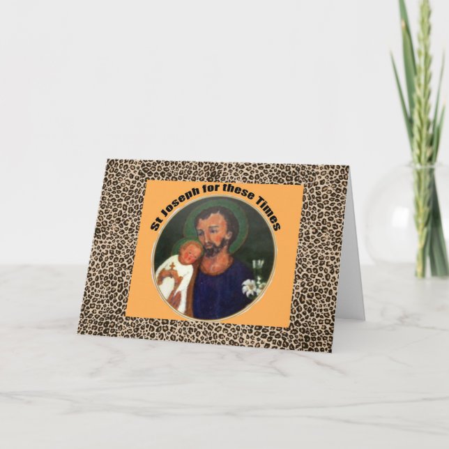 St Joseph för det här Times Card Kort (Framsida)