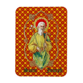 St. Joseph från ett handelskort (TC 01) Magnet
