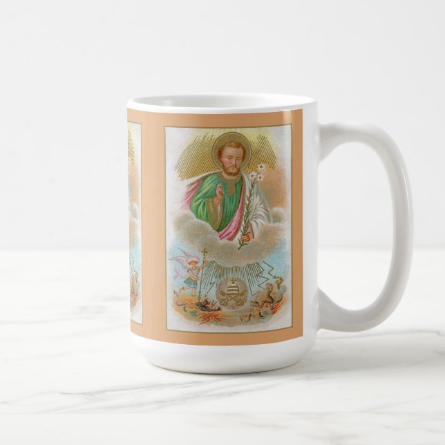 St. Joseph från ett "Pilgrimage Card" (B 01) Kaffemugg (Höger)