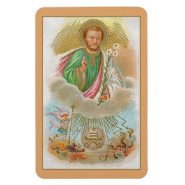 St. Joseph från ett "Pilgrimage Card" (B 01) Magnet