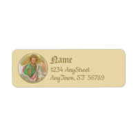 St. Joseph från ett "pilgrimage Card" (detaljerat,