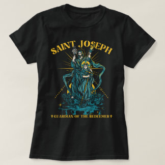 St Joseph Guardian från Redeemer Bible Verse T Shirt