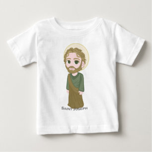 St Joseph gullig katolik T-shirt