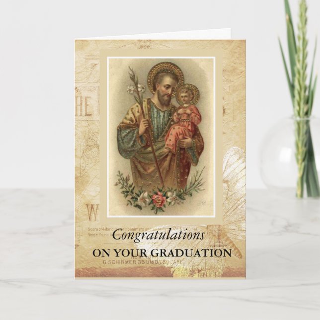 St. Joseph & Jesusbarnet examen Kort (Framsida)
