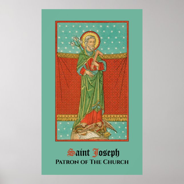 St. Joseph, kyrkans beskyddare (VVP 09) Poster (Framsidan)