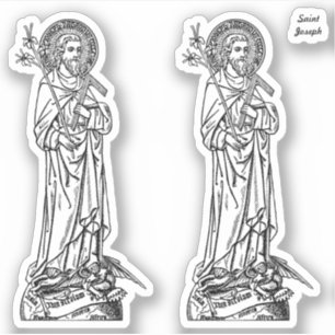 St. Joseph, kyrkans Patron (DT 01) Klistermärken