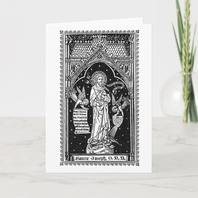 St. Joseph, kyrkans Patron (DT 01) Kort (Framsida)