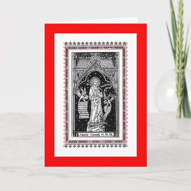 St. Joseph, kyrkans Patron (DT 01) Kort (Framsida)