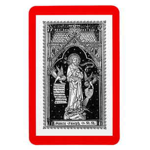 St. Joseph, kyrkans Patron (DT 01) Magnet