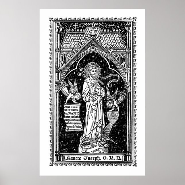 St. Joseph, kyrkans Patron (DT 01) Poster (Framsidan)