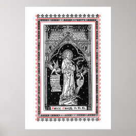St. Joseph, kyrkans Patron (DT 01) Poster
