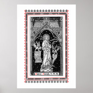 St. Joseph, kyrkans Patron (DT 01) Poster