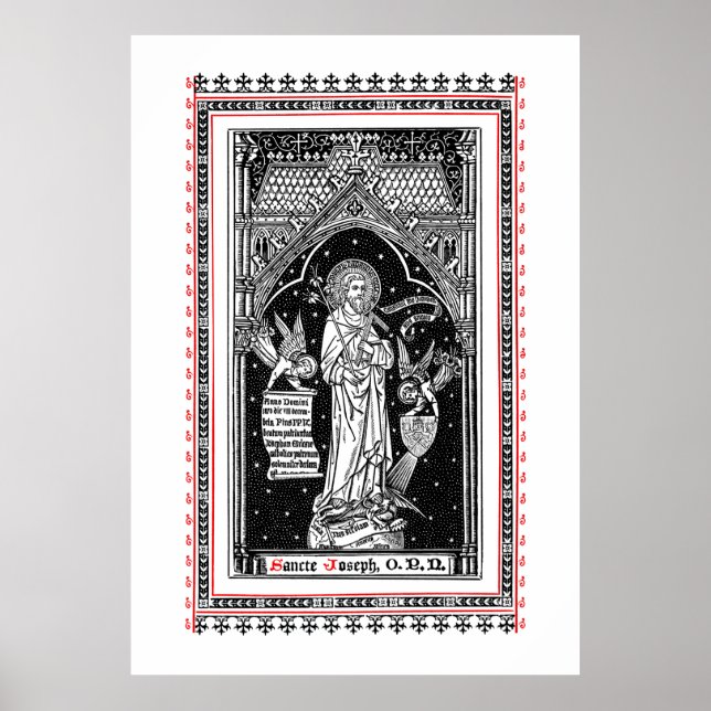 St. Joseph, kyrkans Patron (DT 01) Poster (Framsidan)