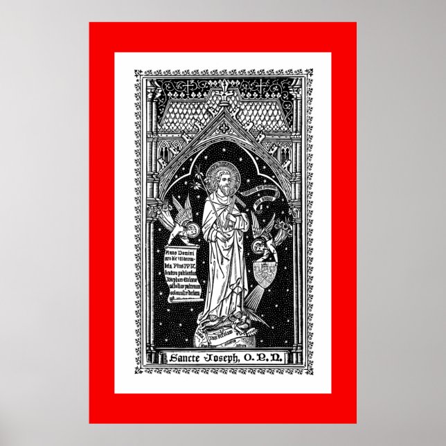 St. Joseph, kyrkans Patron (DT 01) Poster (Framsidan)
