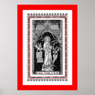 St. Joseph, kyrkans Patron (DT 01) Poster