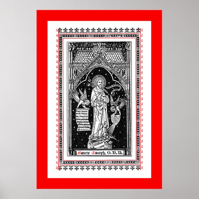 St. Joseph, kyrkans Patron (DT 01) Poster (Framsidan)