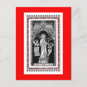 St. Joseph, kyrkans patron (DT 01) vykort