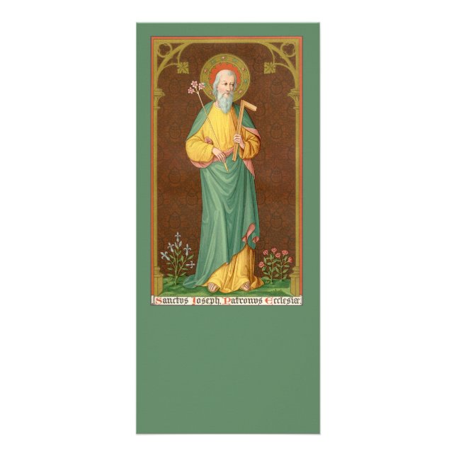 St. Joseph, kyrkans skyddshelgon (SAU 35) Reklamkort (Framsidan)